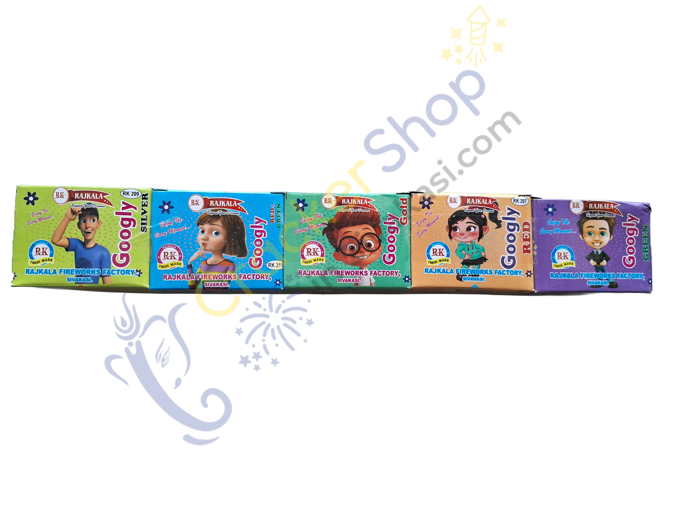 GOOGLY MIX  (MINI COLOR CRACKLING)