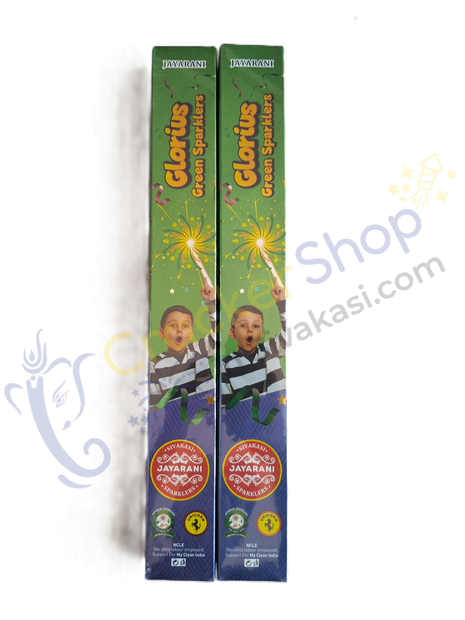 30 CM GREEN SPARKLERS