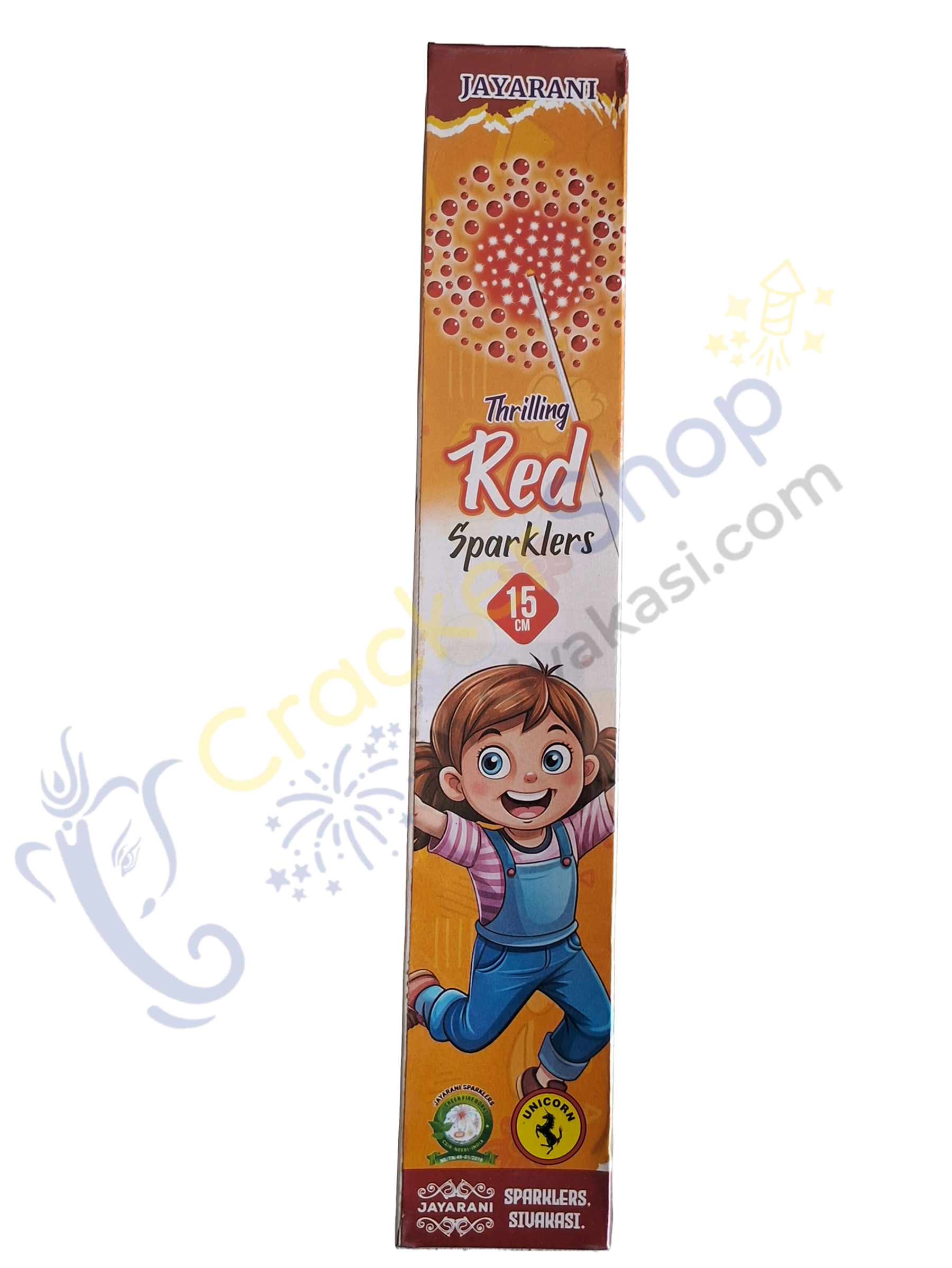 15 CM RED SPARKLERS
