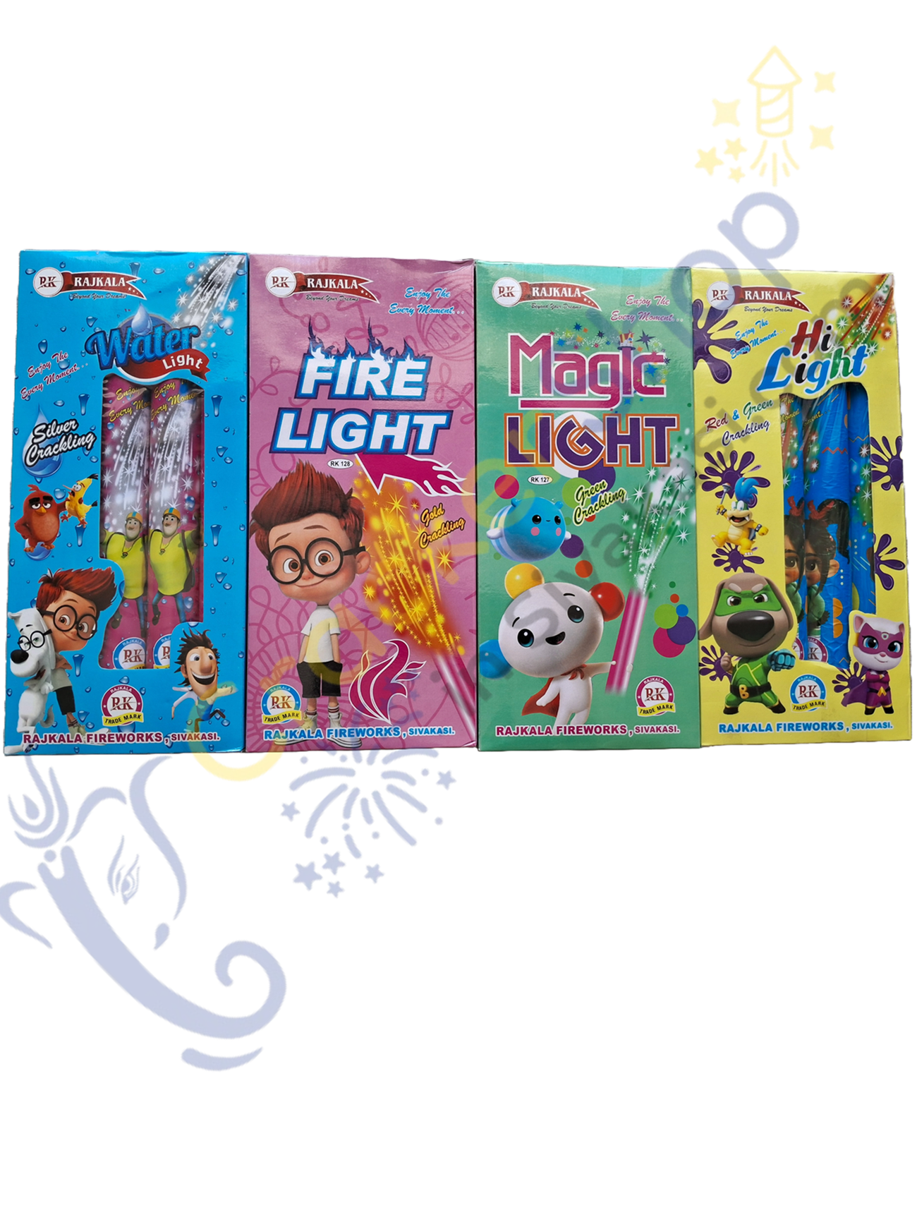 MAGIC LIGHT CANDLE  (CRACKLING WITH COLORS)